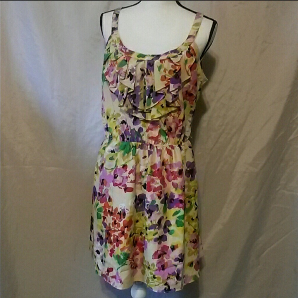 Express floral midi dress